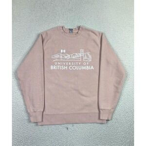 University Of British Columbia Sweatshirt Mens XS Pink Uscape Crewneck Fleece